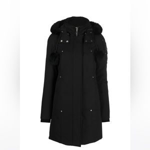 Women's Black Hooded Coat